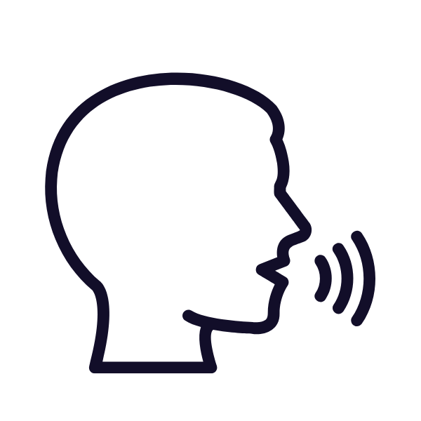 speaking icon